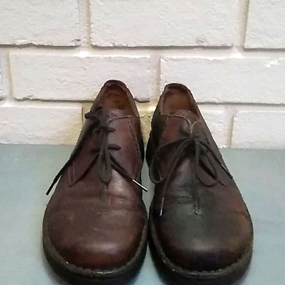 Clarks Active Air Mens Leather Oxford Shoes Sz 10W main image 4